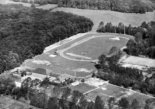 Luftbild der Anlage 1960
